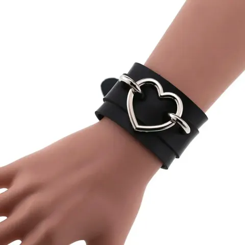 Leder-Manschettenarmband