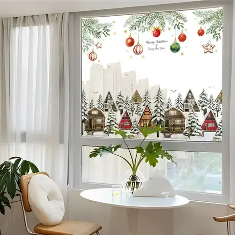 Fensteraufkleber doppelseitig