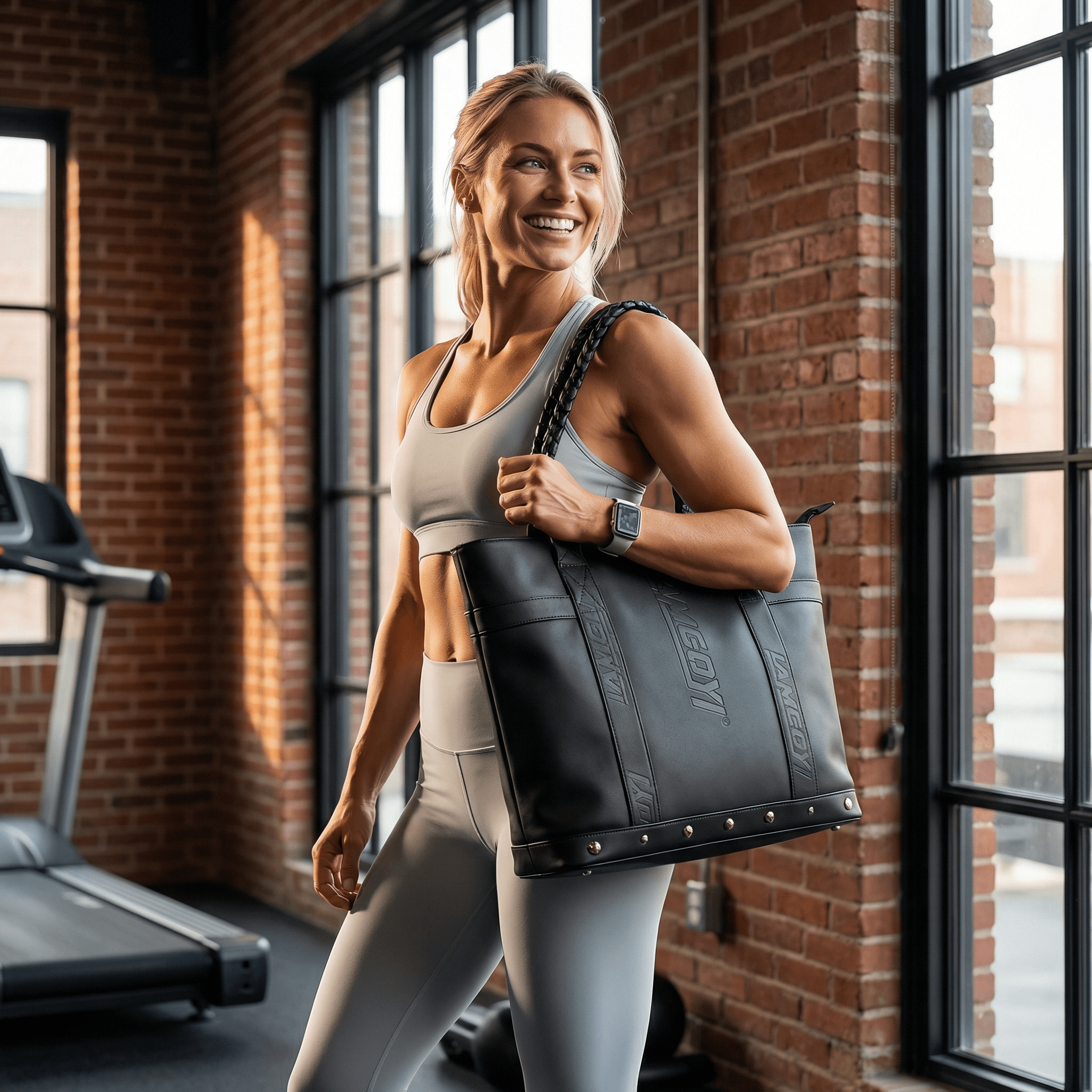 Schwarze Heavy-Duty Yoga-Tragetasche 2