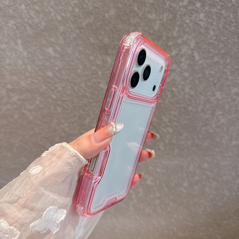 Transparente 3-lagige Schutzhülle für iPhone 4