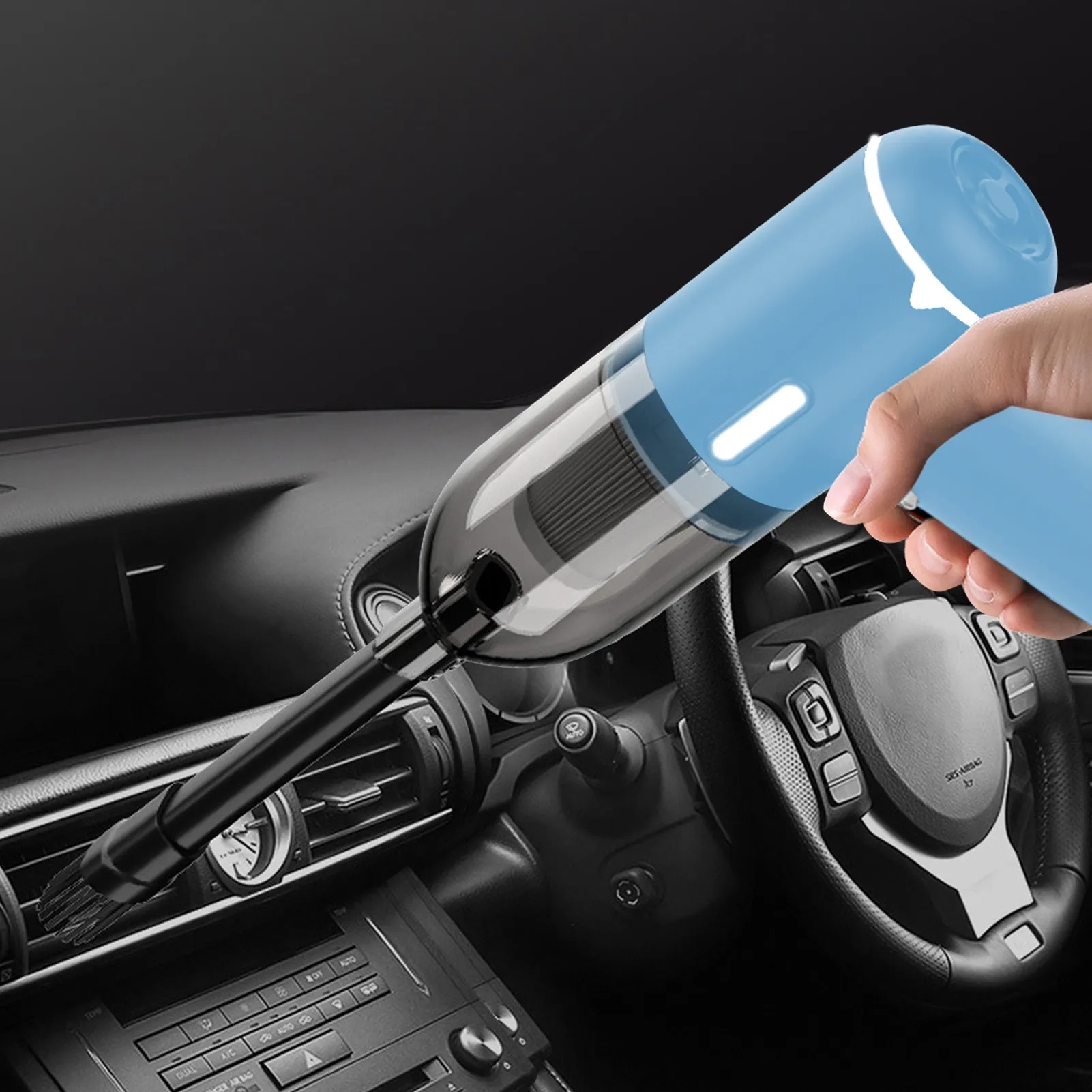 Mini-Akku-Handstaubsauger für Auto, 13000 Pa 4