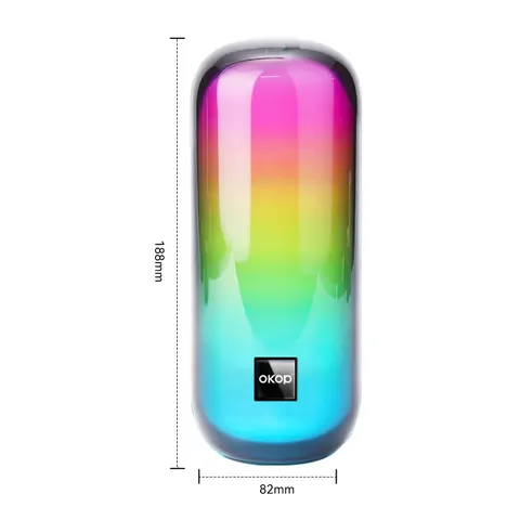 Outdoor-Bluetooth-Lautsprecher mit RGB-LEDs
