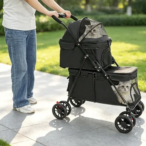 Faltbarer Haustier-Buggy