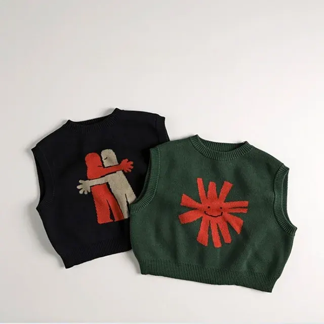 Gestrickte Kinderweste 4