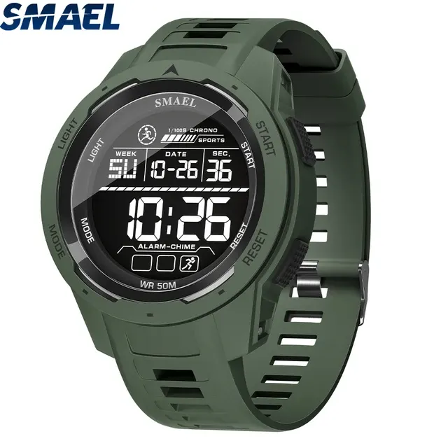 Sport-LED-Digitaluhr 50m wasserdicht 1