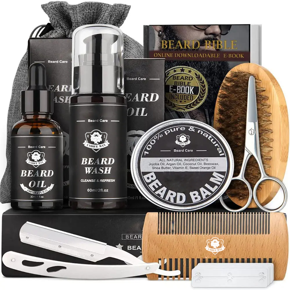 Bartpflege-Set mit Bio-Serum für Männer