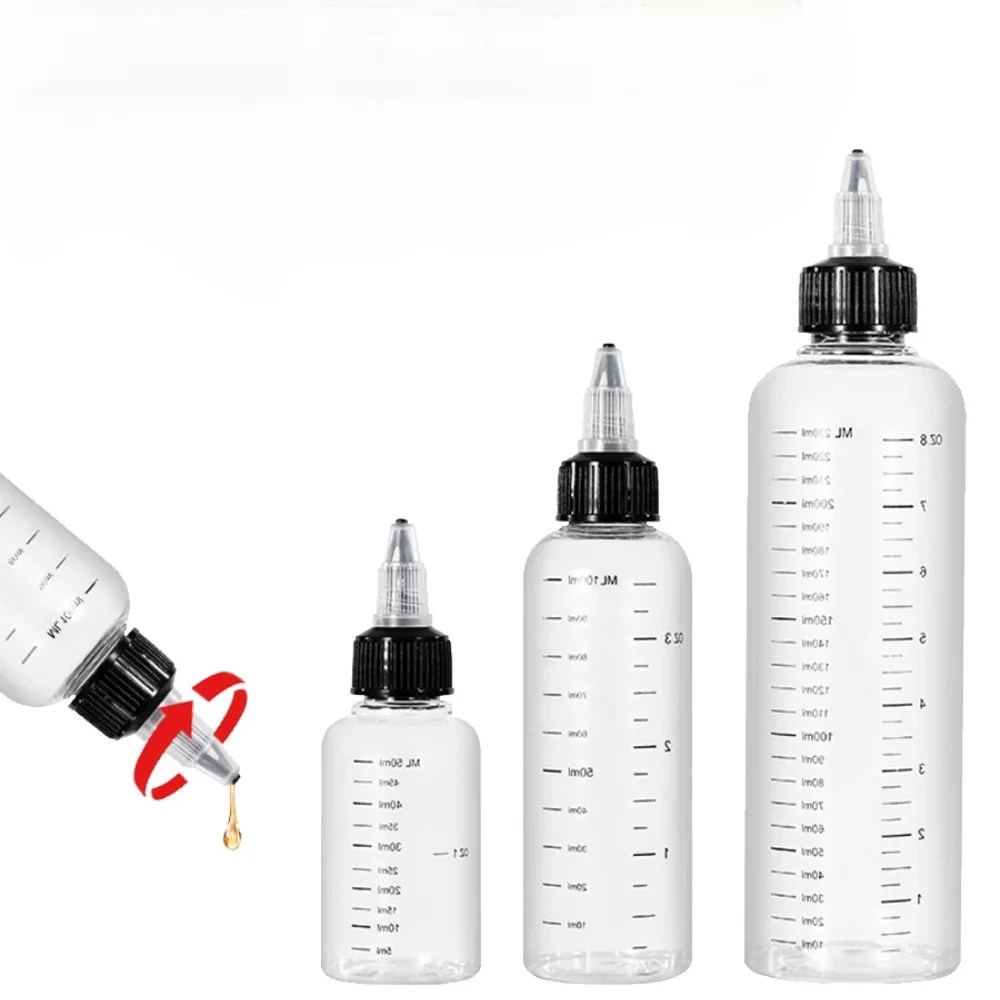 Tropfflaschen-Set aus Kunststoff, 30 bis 250 ml