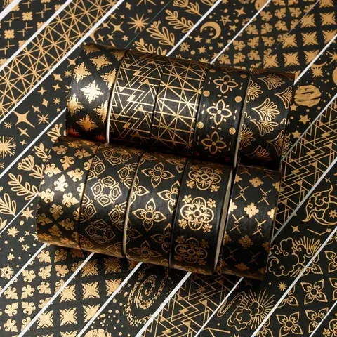 Washi-Tape-Set mit Goldfolie