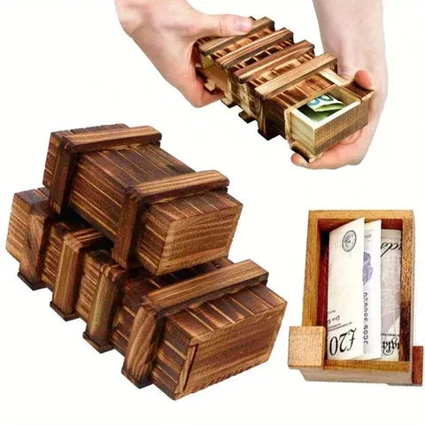 Holz-Puzzlebox