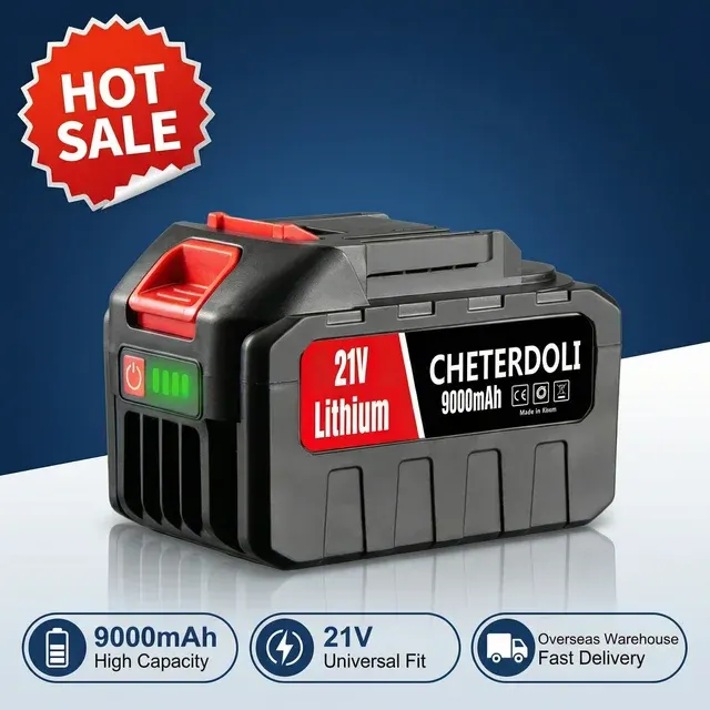 21-Volt-Lithium-Ersatzakku mit LED-Anzeige 4