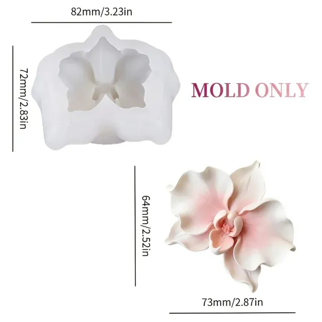 Orchideen-Silikonform 3