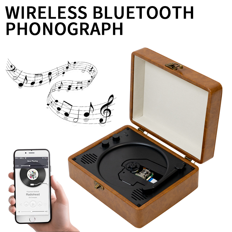 Tragbarer Plattenspieler mit Bluetooth und USB-C 2