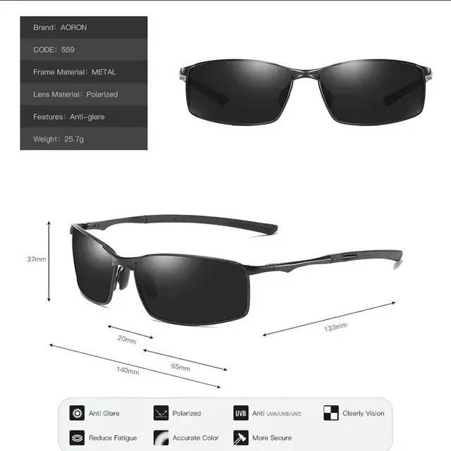 Polarisierte Fahrbrille mit Farbwechsel für Herren 3