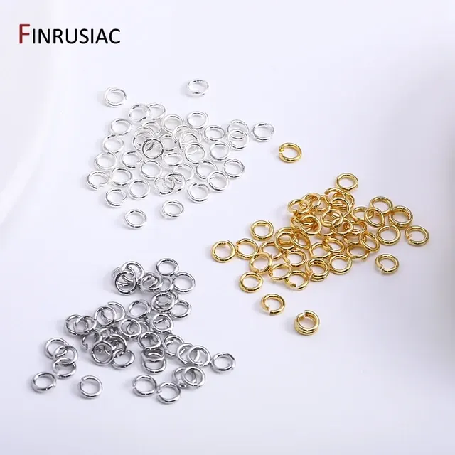 18K vergoldete Biegeringe aus Messing 3