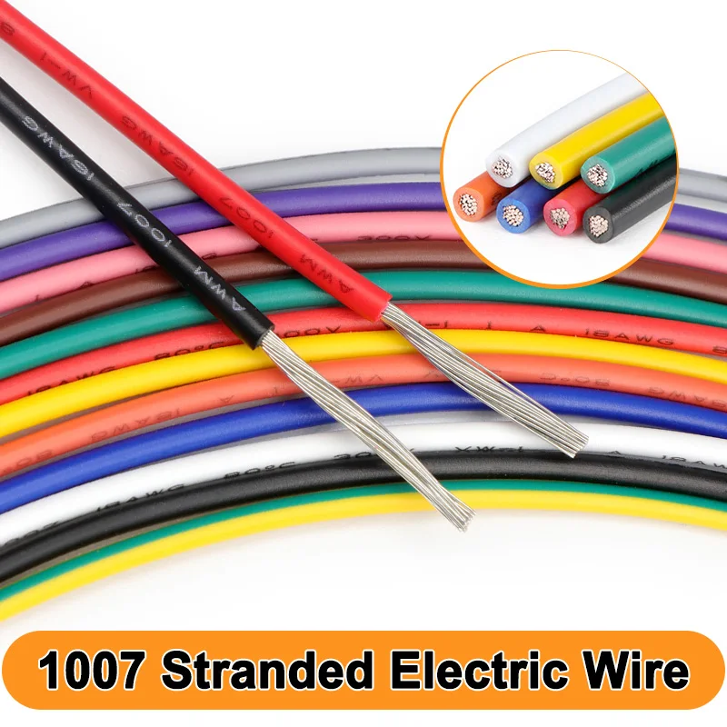 12-Farben-Elektrokabel, 5/10 m, 16–30 AWG 2
