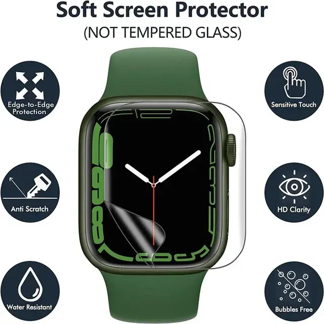 5er Hydrogel Displayschutzfolie für Apple Watch 2