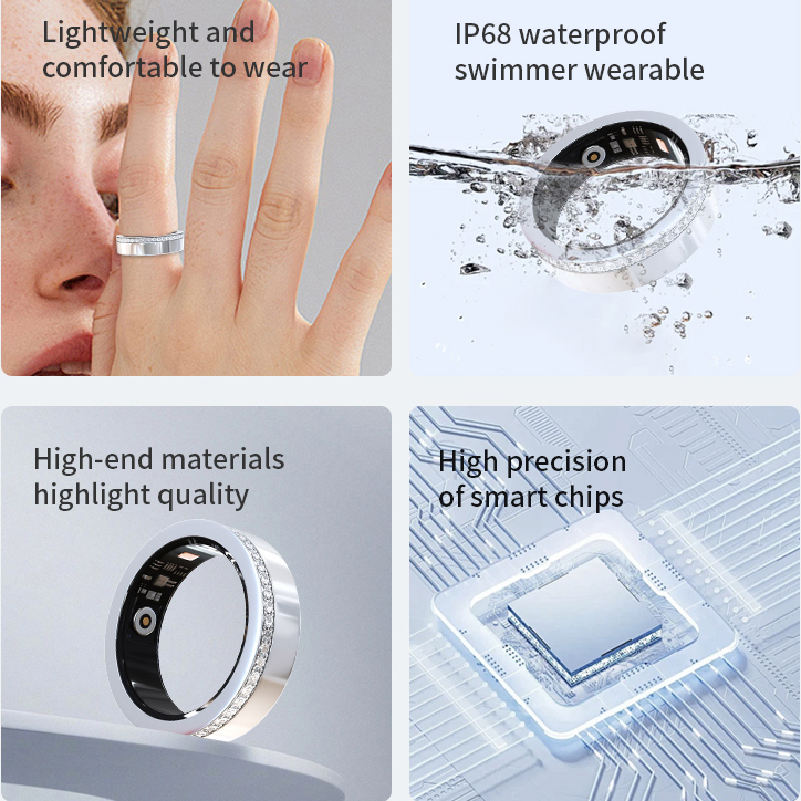 Smart Ring mit Herzfrequenz- und Schlafmessung 3