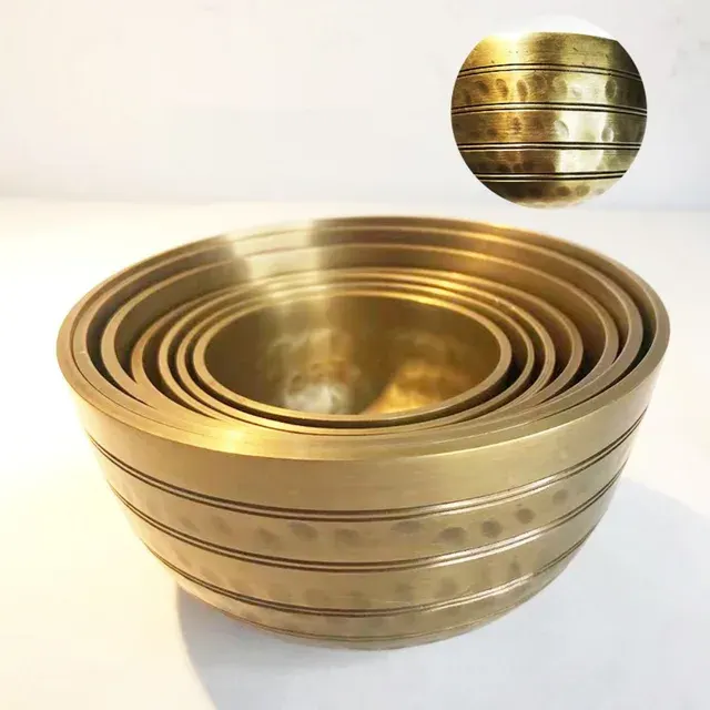 Messing-Klangschalen-Set 4