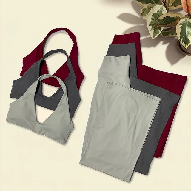 Damen Fitness-Zweiteiler 4
