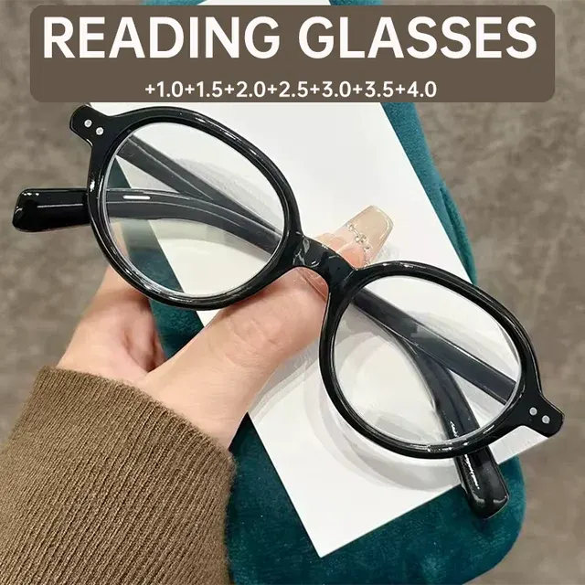 Ovale Schildpatt-Lesebrille 2