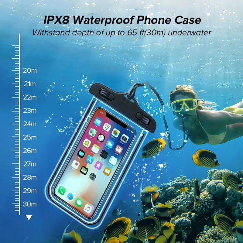 IP68 wasserdichte Handyhülle zum Schwimmen 4