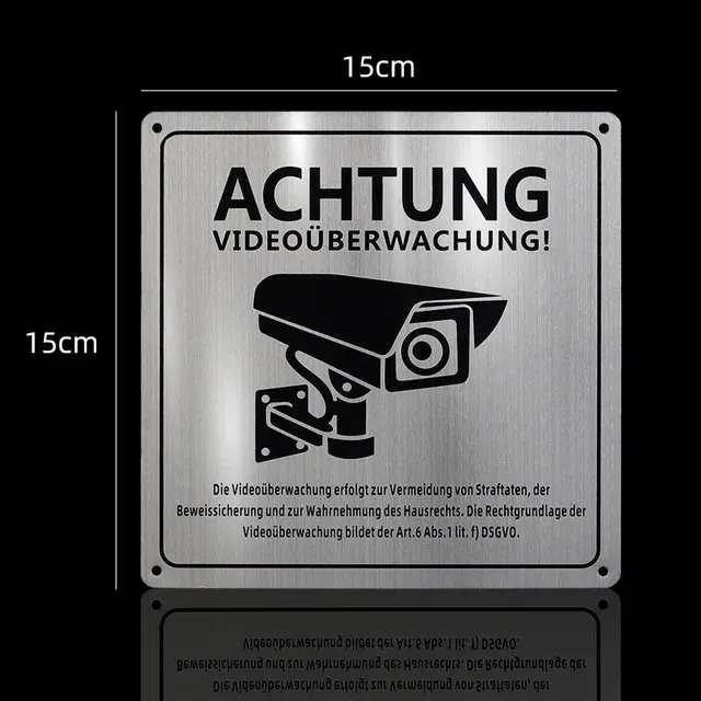Videoüberwachungs-Schild 2