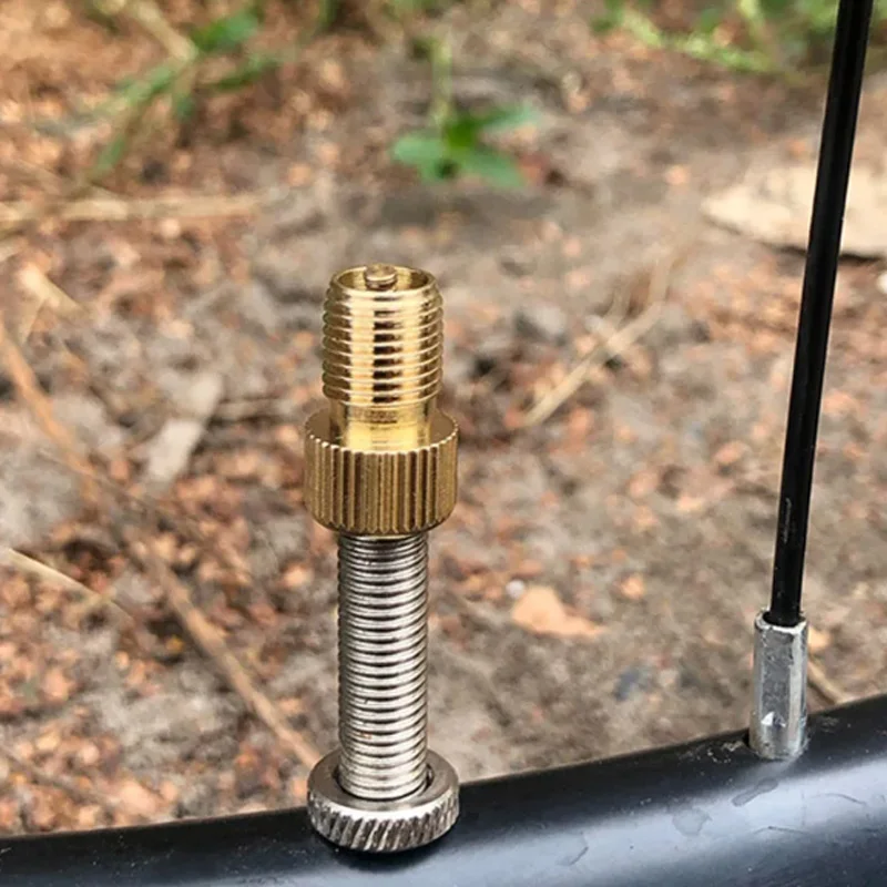 Goldenes Fahrrad-Ventiladapter-Set, 5 Stück 2