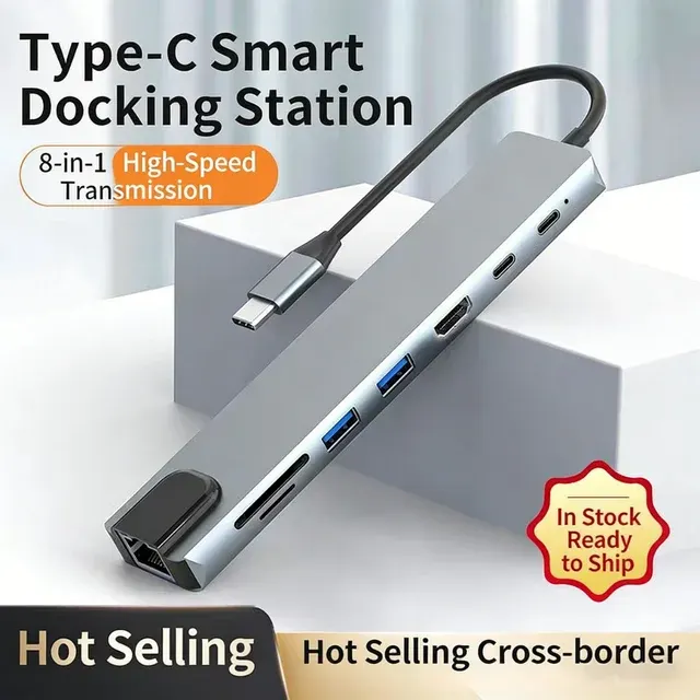 USB-C-Hub mit HDMI und RJ45 4