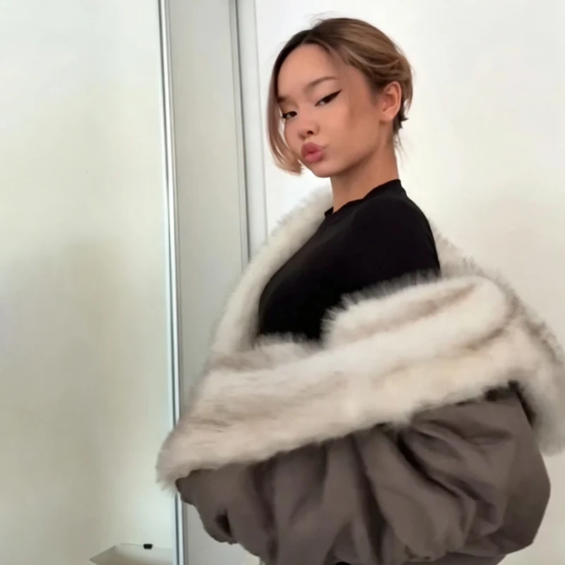 Damen-Wendejacke mit Kunstpelz 3