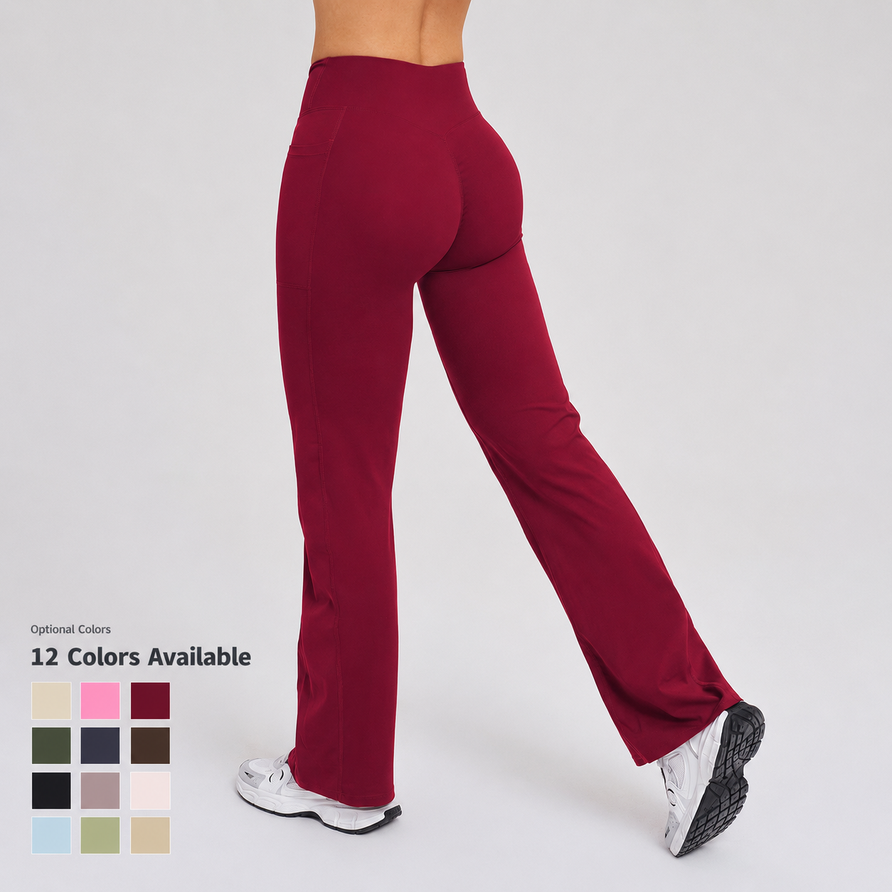 Bootcut-Leggings mit Bauchkontrolle und Kreuzbund 3