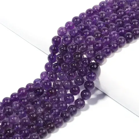 Amethyst Kristallperlen 6-10mm Rund
