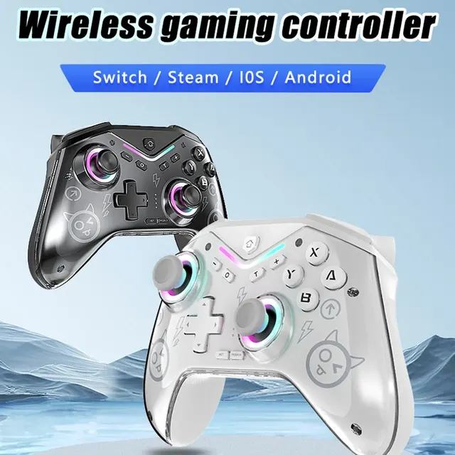 Kabelloses Dual-Motor-Gamepad mit RGB-Beleuchtung 2
