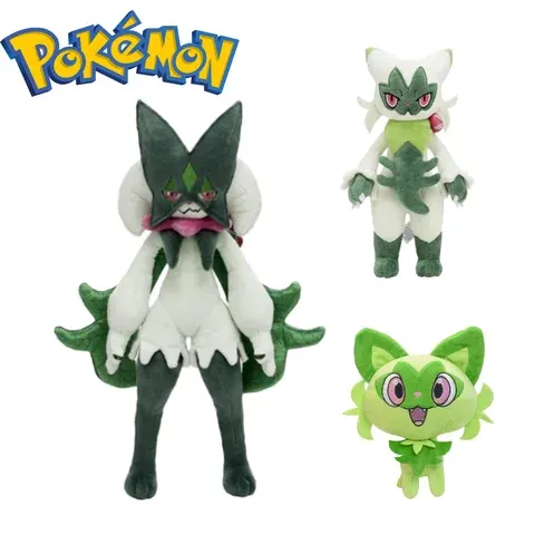 Sprigatito Plüschtier im Kawaii-Stil