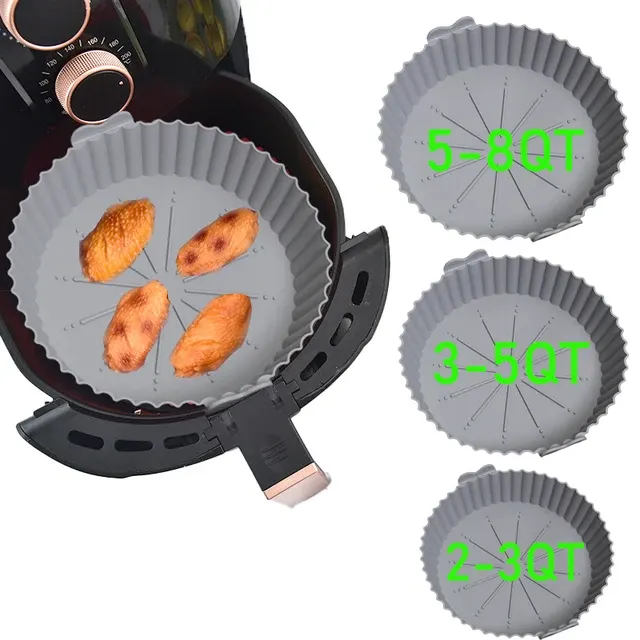Runde Silikoneinlage für Heißluftfritteuse 1
