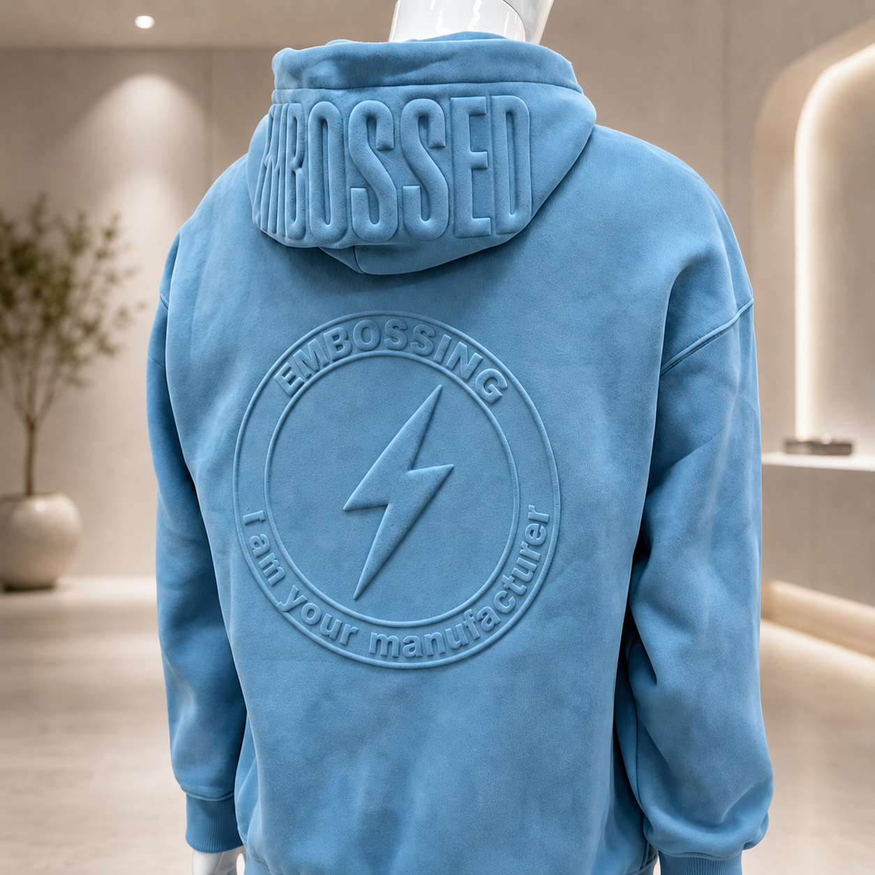 Oversized Streetwear Hoodie aus schwerem Baumwollstoff 3