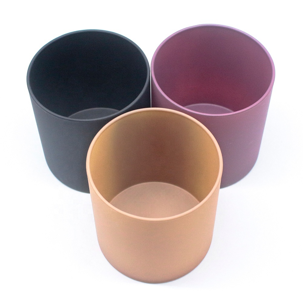 Mattes Kerzenglas 16 oz mit Holzdeckel 3