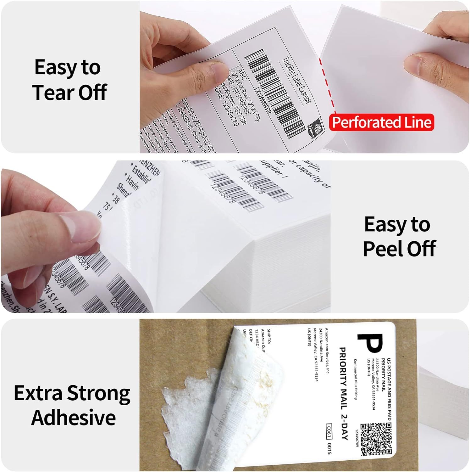 Thermo-Etiketten für Versand 3