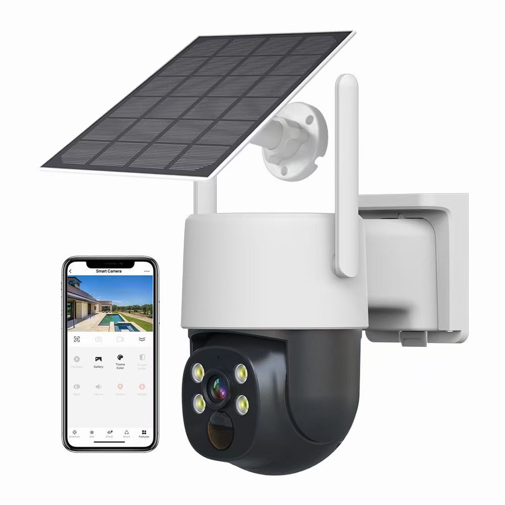 4MP Solar-Überwachungskamera für Außen, IP66 2