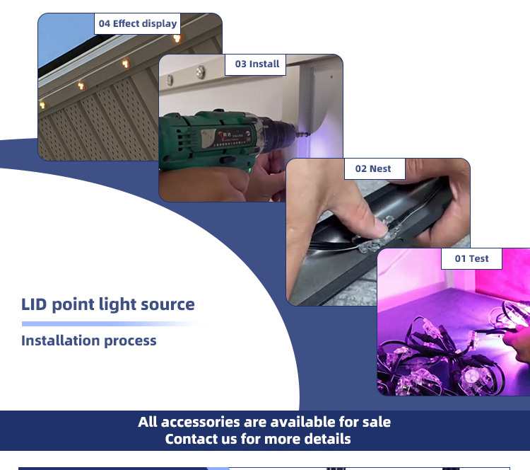 RGB-Edelstein-Punktlichter für Außen 3